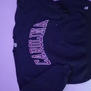 Sweatshirt that is a navy color.